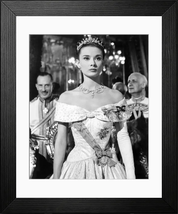 Framed Print : ROMAN HOLIDAY, Audrey Hepburn, 1953
