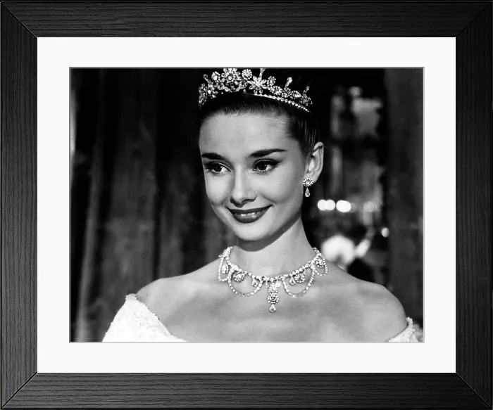 Framed Print : ROMAN HOLIDAY, Audrey Hepburn, 1953