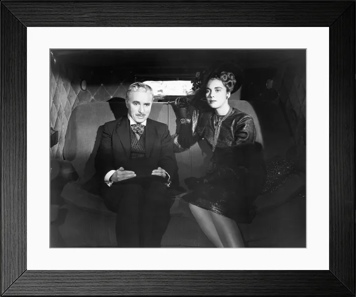 Framed Print : MONSIEUR VERDOUX, Charlie Chaplin, Mady Correll, 1947 Framed Print : MONSIEUR VERDOUX, Charlie Chaplin, Mady Correll, 1947