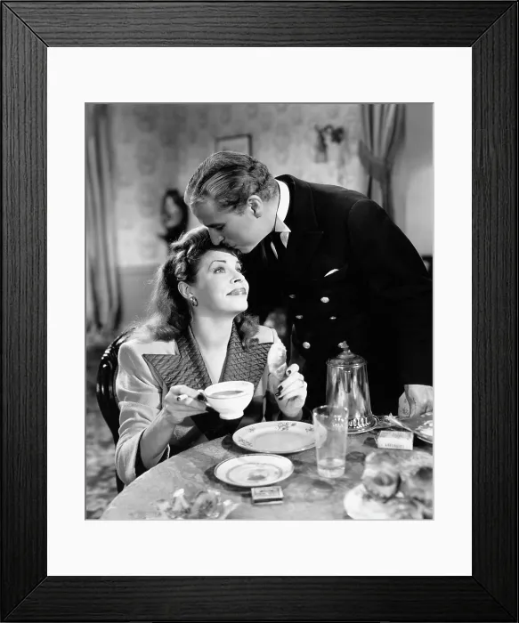 Framed Print : MONSIEUR VERDOUX, Martha Raye, Charlie Chaplin, 1947