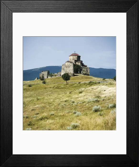 Framed Print : GEORGIA. MTSKHETA-TIANETI. Mtskheta. Jvari Monastery (6th c.). Architecture. AISA / Everett Collection**US SALES ONLY**