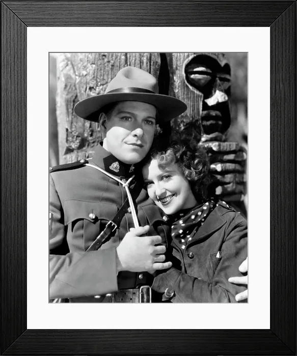 Framed Print : ROSE MARIE, Nelson Eddy, Jeanette MacDonald, 1936