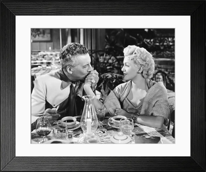 Framed Print : MR. IMPERIUM, from left: Ezio Pinza, Lana Turner, 1951