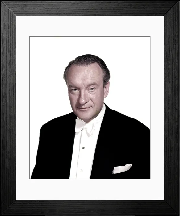 Framed Print : CALL ME MADAM, George Sanders, 1953. TM & Copyright 20th Century Fox Film Corp. / courtesy Everett Collection. ph: Crosby Framed Print : CALL ME MADAM, George Sanders, 1953. TM & Copyright 20th Century Fox Film Corp. / courtesy Everett Collection. ph: Crosby