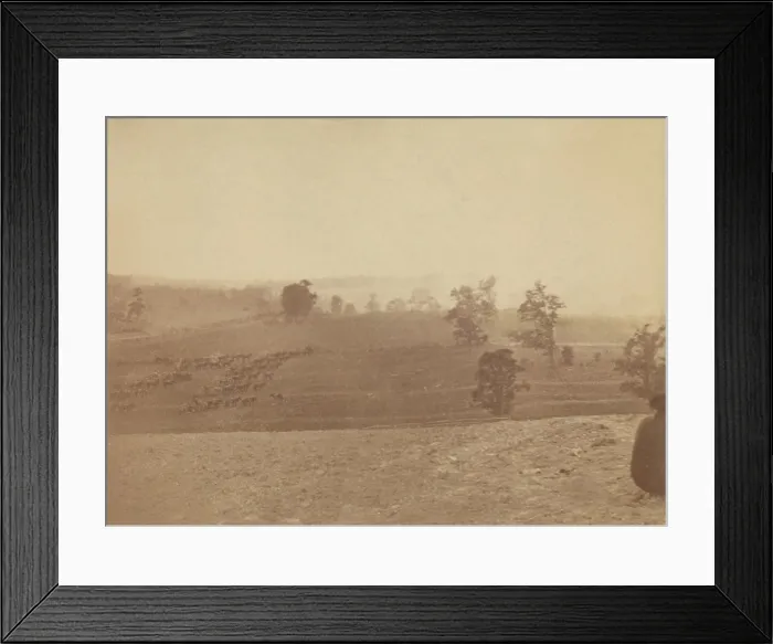 Framed Print : US Civil War. Battle of Antietam, also called Battle of Sharpsburg, Sept. 17, 1862. Horse artillery remains in the Antietam battlefield shortly after the battle