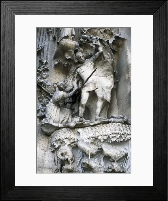 Framed Print : GAUDI i CORNET, Antoni (1852-1926). Sagrada Familia (Expiatory Temple of the Holy Family). 1884-1926. SPAIN. Barcelona. Expiatory Church of the Holy Family. Nativity facade Framed Print : GAUDI i CORNET, Antoni (1852-1926). Sagrada Familia (Expiatory Temple of the Holy Family). 1884-1926. SPAIN. Barcelona. Expiatory Church of the Holy Family. Nativity facade