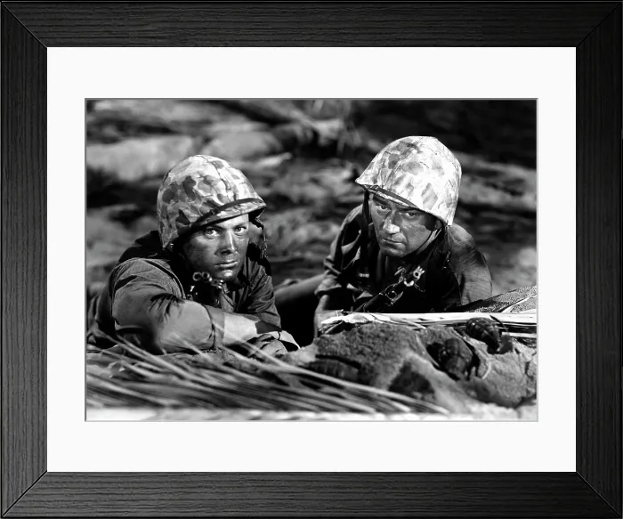 Framed Print : SANDS OF IWO JIMA, John Agar, John Wayne, 1949