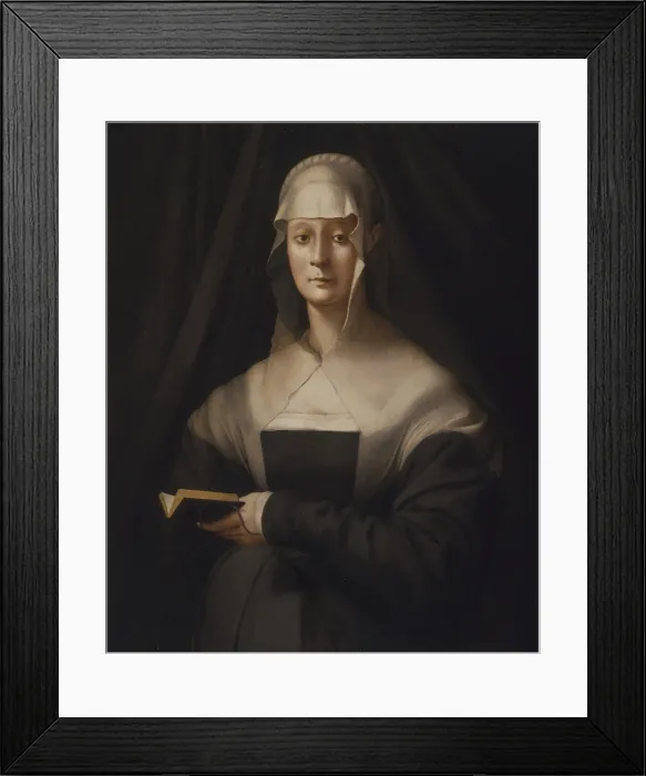 Framed Print : Portrait of Maria Salviati (Ritratto di Maria Salviati), by Pontormo, 1543-1545, 16th Century, oil on canvas, 87 x 71 cm - Italy, Tuscany, Florence, Uffizi Gallery Framed Print : Portrait of Maria Salviati (Ritratto di Maria Salviati), by Pontormo, 1543-1545, 16th Century, oil on canvas, 87 x 71 cm - Italy, Tuscany, Florence, Uffizi Gallery