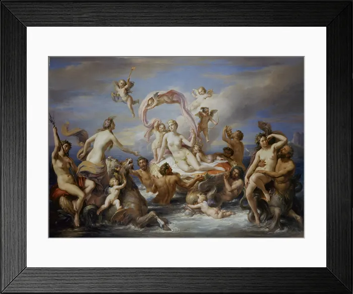 Framed Print : The Triumph of Venus. The Meeting of Venus and Amphitrite (Il Trionfo di Venere)