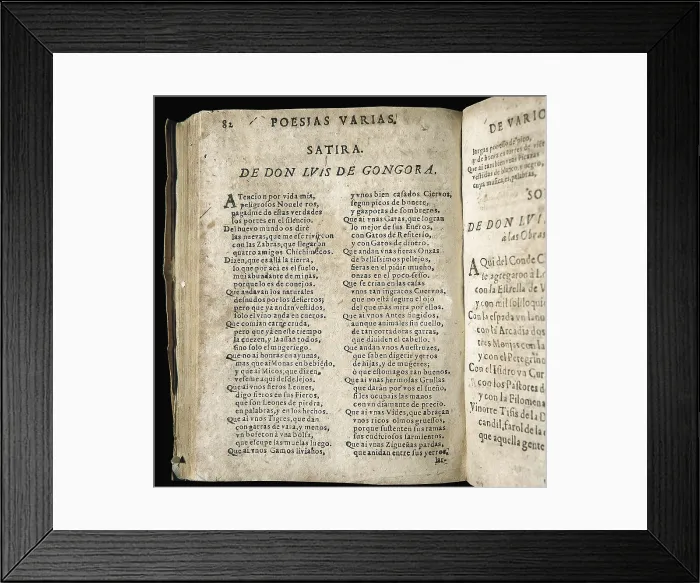 Framed Print : GONGORA Y ARGOTE, Luis de (1561-1627) Framed Print : GONGORA Y ARGOTE, Luis de (1561-1627)