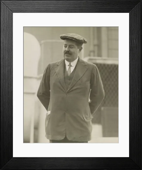 Framed Print : Reginald Claypoole Vanderbilt, an heir to a railroad fortune, was married to Gloria Morgan in March 1923. In Feb. 1924 their daughter, Gloria, was born. In Sept