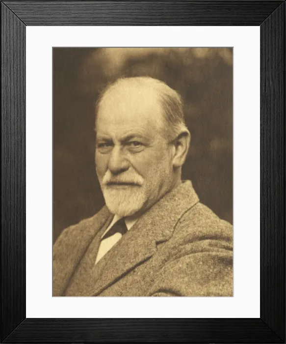 Framed Print : Sigmund Freud in 1923, the founder of psychoanalysis, at age 67 (BSLOC_2020_2_29) Framed Print : Sigmund Freud in 1923, the founder of psychoanalysis, at age 67 (BSLOC_2020_2_29)