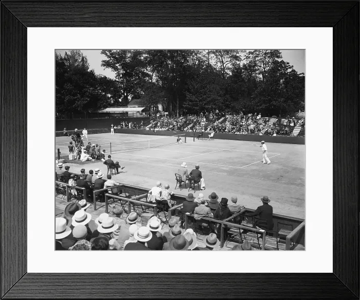 Framed Print : Davis Cup American Zone finals match at Chevy Chase Club, May 1929. (BSLOC_2015_17_87) Framed Print : Davis Cup American Zone finals match at Chevy Chase Club, May 1929. (BSLOC_2015_17_87)