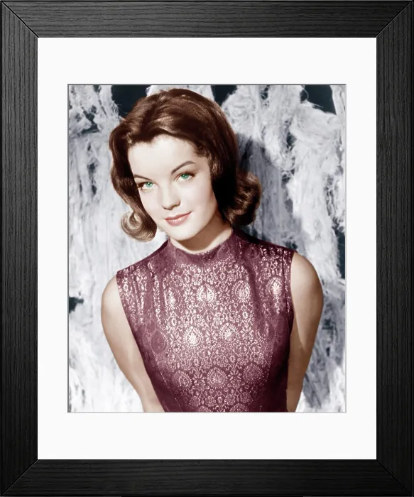 Framed Print : Romy Schneider, 1954 Framed Print : Romy Schneider, 1954