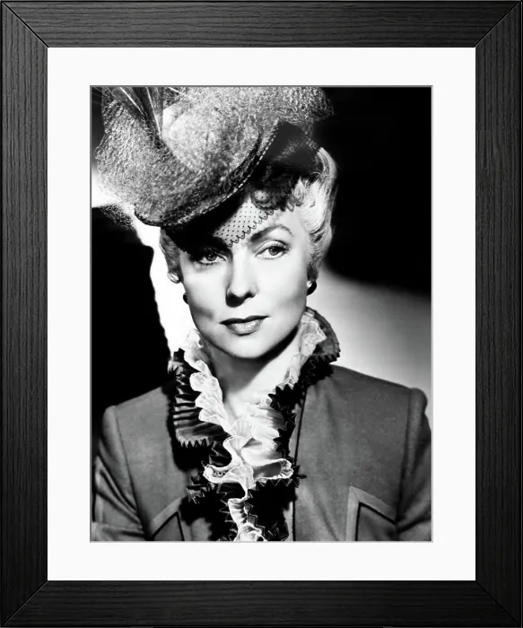 Framed Print : MRS. PARKINGTON, Agnes Moorehead, 1944 Framed Print : MRS. PARKINGTON, Agnes Moorehead, 1944