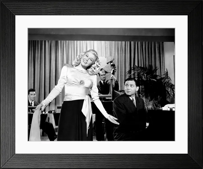 Framed Print : ROMANCE ON THE HIGH SEAS, from left, Doris Day, Oscar Levant, 1948