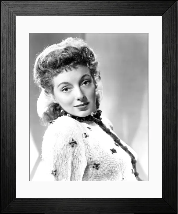 Framed Print : MRS. MIKE, Evelyn Keyes, 1949