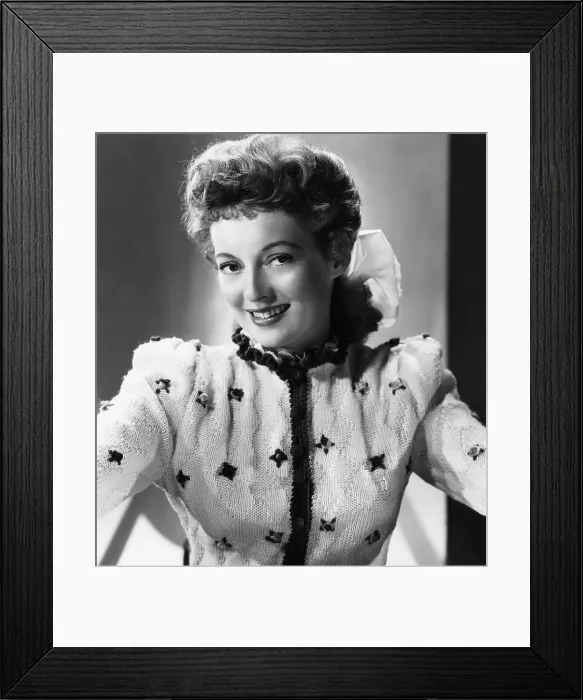 Framed Print : MRS. MIKE, Evelyn Keyes, 1949