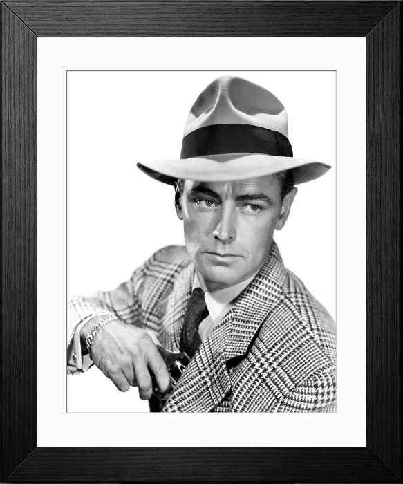 Framed Print : SALTY O'ROURKE, Alan Ladd, 1945 Framed Print : SALTY O'ROURKE, Alan Ladd, 1945