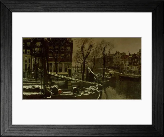 Framed Print : Winter in Amsterdam, by George Hendrik Breitner, c. 1900-01, Dutch painting, oil on canvas Framed Print : Winter in Amsterdam, by George Hendrik Breitner, c. 1900-01, Dutch painting, oil on canvas