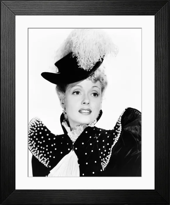 Framed Print : IN OLD OKLAHOMA, (aka WAR OF THE WILDCATS), Martha Scott, 1943 Framed Print : IN OLD OKLAHOMA, (aka WAR OF THE WILDCATS), Martha Scott, 1943