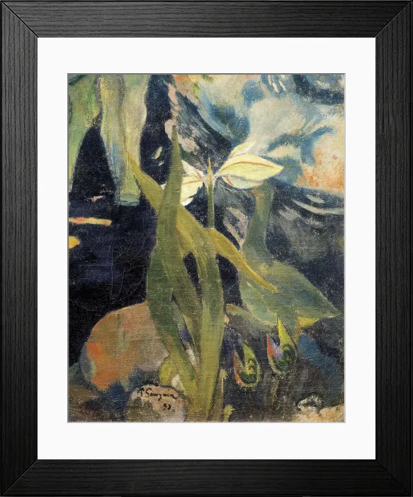 Framed Print : GAUGUIN, Paul (1848-1903). The White Horse. 1898. Right lower detail. Representation of an indigenous legend. Impressionism. Oil on canvas. FRANCE. Paris Framed Print : GAUGUIN, Paul (1848-1903). The White Horse. 1898. Right lower detail. Representation of an indigenous legend. Impressionism. Oil on canvas. FRANCE. Paris