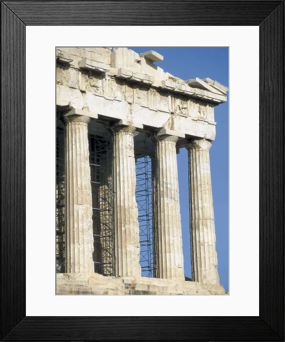 Framed Print : IKTINOS (5th C. BC); PHIDIAS (490 -431 BC); CALCRATES, (5th C. BC). Parthenon. GREECE. Athens. Acropolis. Parthenon. Classical Greek art. Architecture