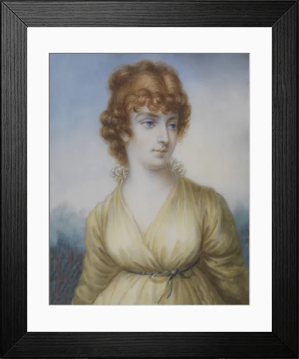 Framed Print : Martha Jefferson Randolph was the eldest daughter of Thomas Jefferson, and his wife, Martha Wayles Skelton Jefferson
