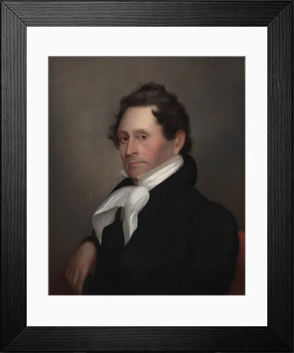 Framed Print : Senator Thomas Hart Benton, by Matthew Harris Jouett, 1920s, oil on wood. Benton was elected as one of Missouris first senators in 1821