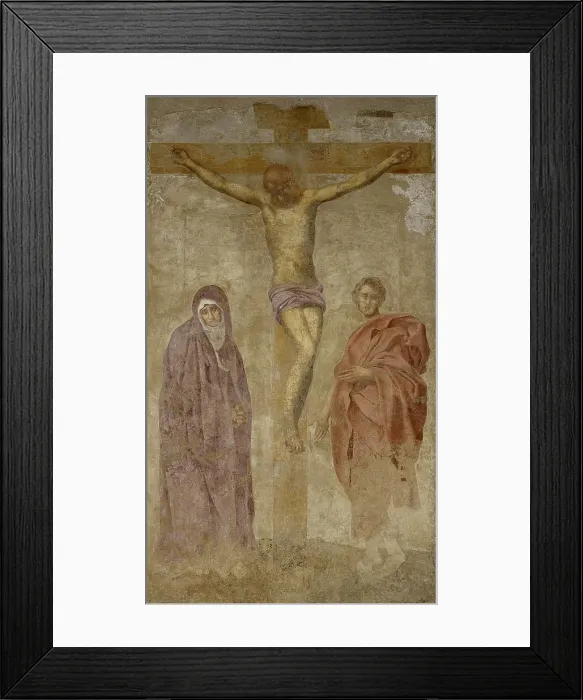Framed Print : Tabernacle Boldrone, by Jacopo Carrucci known as Pontormo, 1526, 16th century, fresco. - Italy, Tuscany, Florence, Accademia del Disegno. Detail Framed Print : Tabernacle Boldrone, by Jacopo Carrucci known as Pontormo, 1526, 16th century, fresco. - Italy, Tuscany, Florence, Accademia del Disegno. Detail