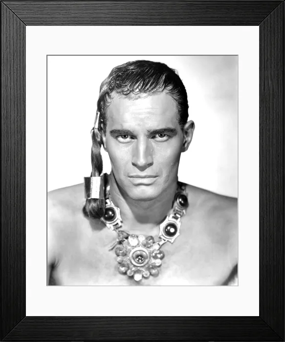 Framed Print : THE SAVAGE, Charlton Heston, 1952