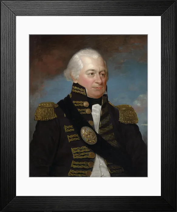 Framed Print : Major General James Wilkinson, ca. 1820. He was Governor of the Louisiana Territory in 1805, which led to his involvement in Aaron Burrs Spanish land acquisition scheme