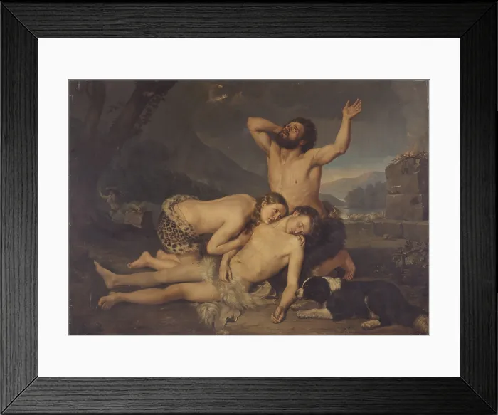 Framed Print : Adam and Eve mourn the death of Abel (Adamo ed Eva piangono la morte di Abele), by Carlo Zatti, 1837, 19th Century, oil on canvas. - Italy, Lombardy, Milan, Brera Art Gallery Framed Print : Adam and Eve mourn the death of Abel (Adamo ed Eva piangono la morte di Abele), by Carlo Zatti, 1837, 19th Century, oil on canvas. - Italy, Lombardy, Milan, Brera Art Gallery