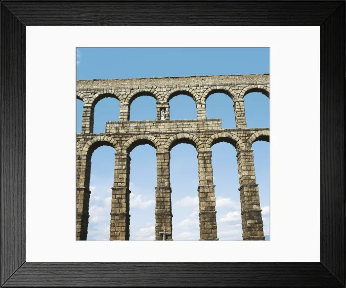 Framed Print : Aqueduct in Segovia. 1st c. SPAIN. CASTILE AND LEON. SEGOVIA. Segovia. Roman art. Early Empire. Architecture. AISA / Everett Collection**US SALES ONLY** Framed Print : Aqueduct in Segovia. 1st c. SPAIN. CASTILE AND LEON. SEGOVIA. Segovia. Roman art. Early Empire. Architecture. AISA / Everett Collection**US SALES ONLY**