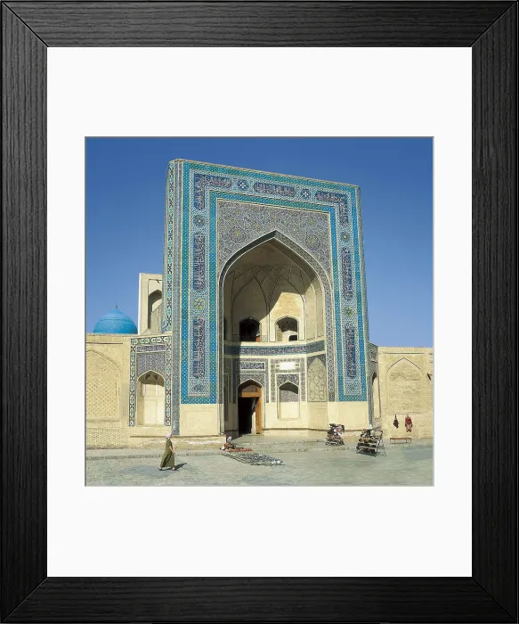 Framed Print : Kalon Mosque. 1541. UZBEKISTAN. BUKHARA. Bukhara. Islamic art. AISA / Everett Collection**US SALES ONLY**