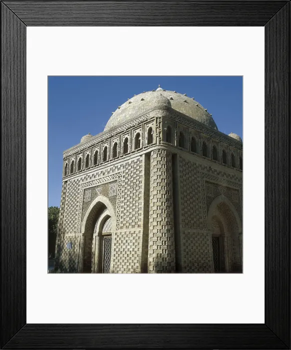 Framed Print : Samanid Mausoleum or Mausoleum of Ismail. ca. 914-943. UZBEKISTAN. BUKHARA. Bukhara. Islamic art. Architecture. AISA / Everett Collection**US SALES ONLY**