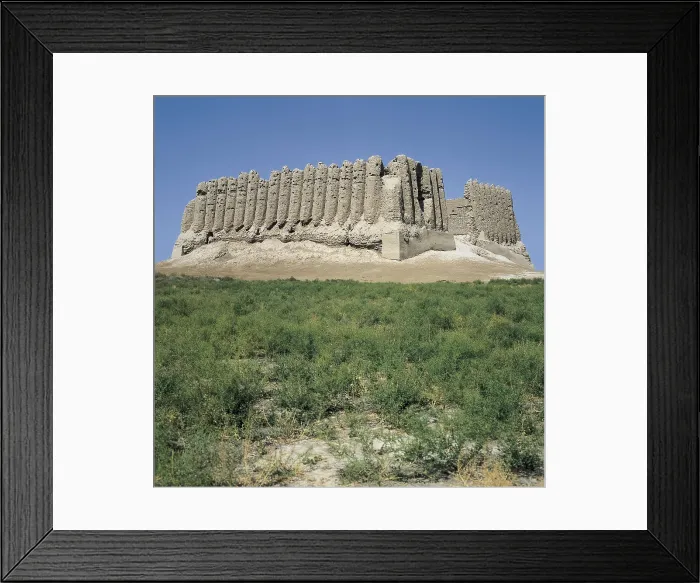 Framed Print : TURKMENISTAN. MARY. Mary. Sassanid castle of the Virgins (6th-7th c.). Persian art. Sasanian art. Architecture. AISA / Everett Collection**US SALES ONLY**