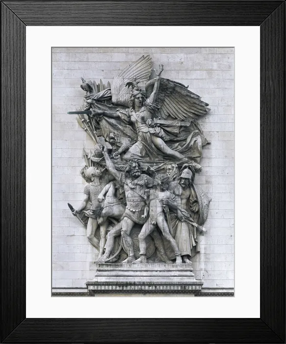 Framed Print : RUDE, Franois (1784-1855). The Departure of the Volunteers of 1792 or The Marseillaise. 1833-1836. FRANCE. Paris. Arc de Triomphe Framed Print : RUDE, Franois (1784-1855). The Departure of the Volunteers of 1792 or The Marseillaise. 1833-1836. FRANCE. Paris. Arc de Triomphe
