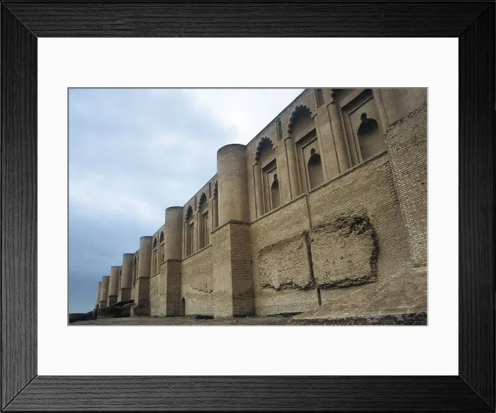 Framed Print : IRAQ. Karbala. Ukhaider Castle (645). Islamic art. Architecture. AISA / Everett Collection**US SALES ONLY** Framed Print : IRAQ. Karbala. Ukhaider Castle (645). Islamic art. Architecture. AISA / Everett Collection**US SALES ONLY**