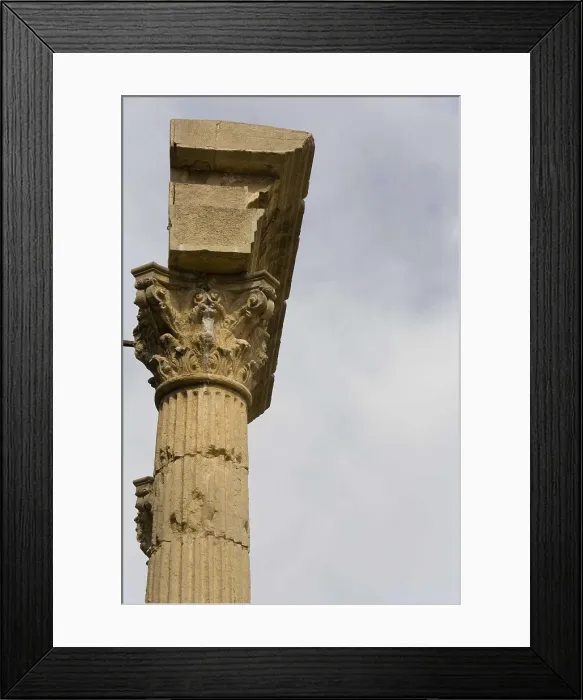 Framed Print : SPAIN. CATALONIA. TARRAGONA. Tarragona. Forum Square. Corinthian column. Roman art. Early Empire. Architecture. AISA / Everett Collection**US SALES ONLY**