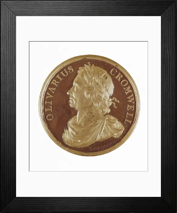 Framed Print : CROMWELL, Oliver (1599-1658). Medal. ITALY. Florence. Bargello National Museum. AISA / Everett Collection**US SALES ONLY** Framed Print : CROMWELL, Oliver (1599-1658). Medal. ITALY. Florence. Bargello National Museum. AISA / Everett Collection**US SALES ONLY**