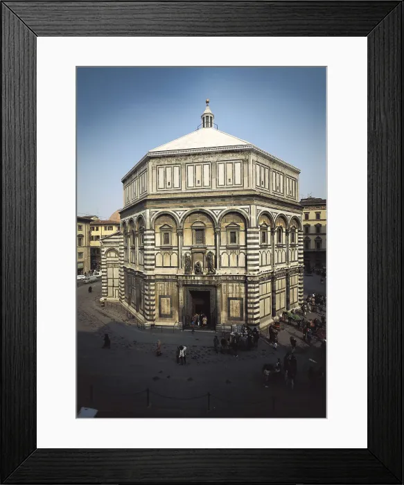 Framed Print : Baptistery of Saint John. ITALY. Florence. Baptistery of Saint John. Renaissance art. ; Romanesque art. Architecture. AISA / Everett Collection**US SALES ONLY**
