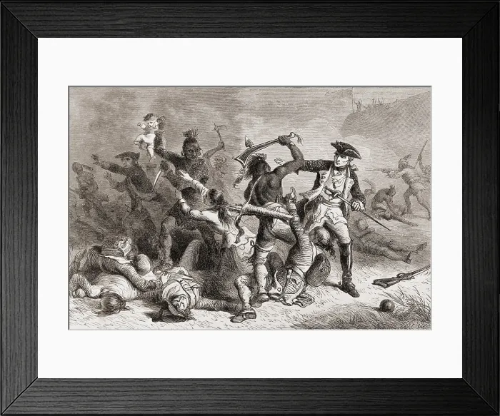 Framed Print : French and Indian War Framed Print : French and Indian War