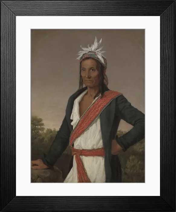 Framed Print : Captain Cold, or Ut-ha-wah, in an 1838 portrait by William John Wilgus. He was Onondaga chief of Iroquois Confederacy, aka, Haudenosaunee Framed Print : Captain Cold, or Ut-ha-wah, in an 1838 portrait by William John Wilgus. He was Onondaga chief of Iroquois Confederacy, aka, Haudenosaunee