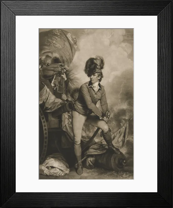 Framed Print : Lt. Colonel Banastre Tarleton, fought in the British Southern campaign during American Revolution