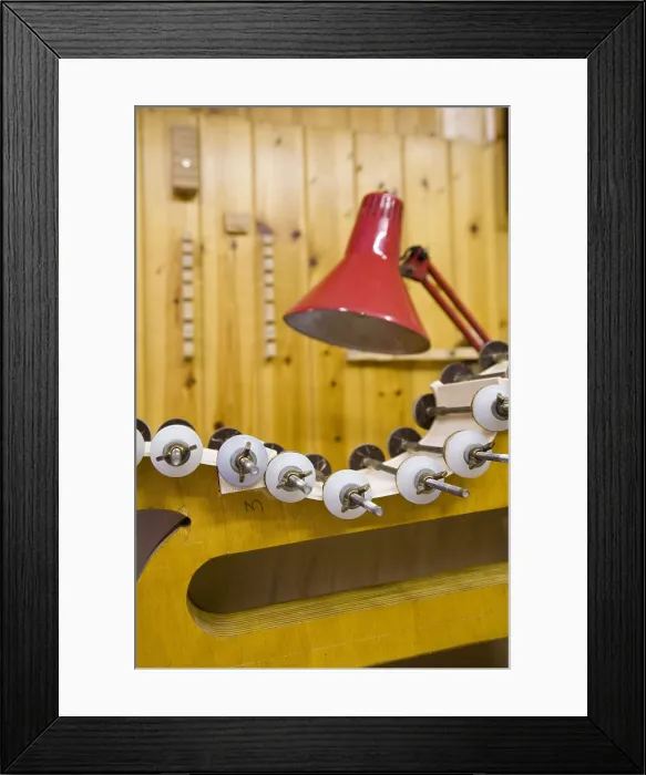 Framed Print : ITALY. Cremona. Luthier's workshop. Making a string instrument. AISA / Everett Collection**US SALES ONLY**