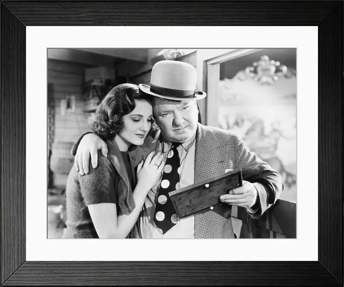Framed Print : YOU CAN'T CHEAT AN HONEST MAN, Constance Moore, W.C. Fields, 1939