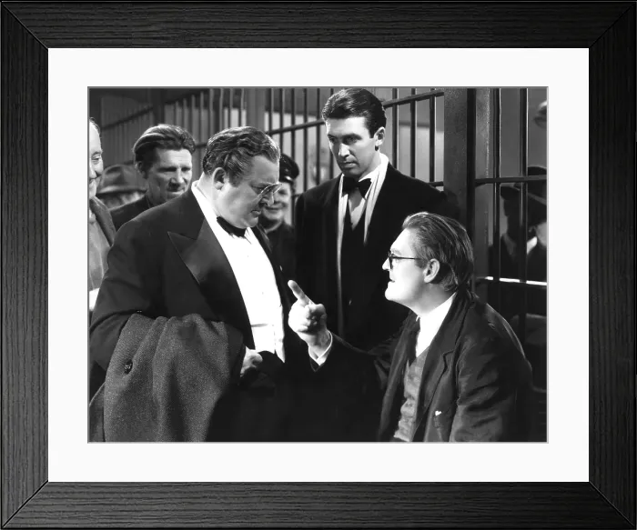 Framed Print : YOU CAN'T TAKE IT WITH YOU, Edward Arnold, James Stewart, Lionel Barrymore, 1938