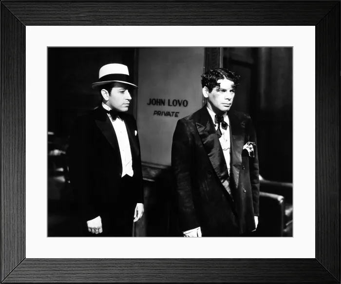 Framed Print : SCARFACE, from left: George Raft, Paul Muni, 1932 Framed Print : SCARFACE, from left: George Raft, Paul Muni, 1932