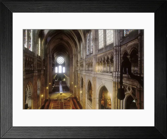 Framed Print : Notre-Dame Cathedral of Chartres. 1194-1290. FRANCE. Chartres. Notre Dame cathedral. Central nave. Gothic art. Architecture. AISA / Everett Collection**US SALES ONLY** Framed Print : Notre-Dame Cathedral of Chartres. 1194-1290. FRANCE. Chartres. Notre Dame cathedral. Central nave. Gothic art. Architecture. AISA / Everett Collection**US SALES ONLY**
